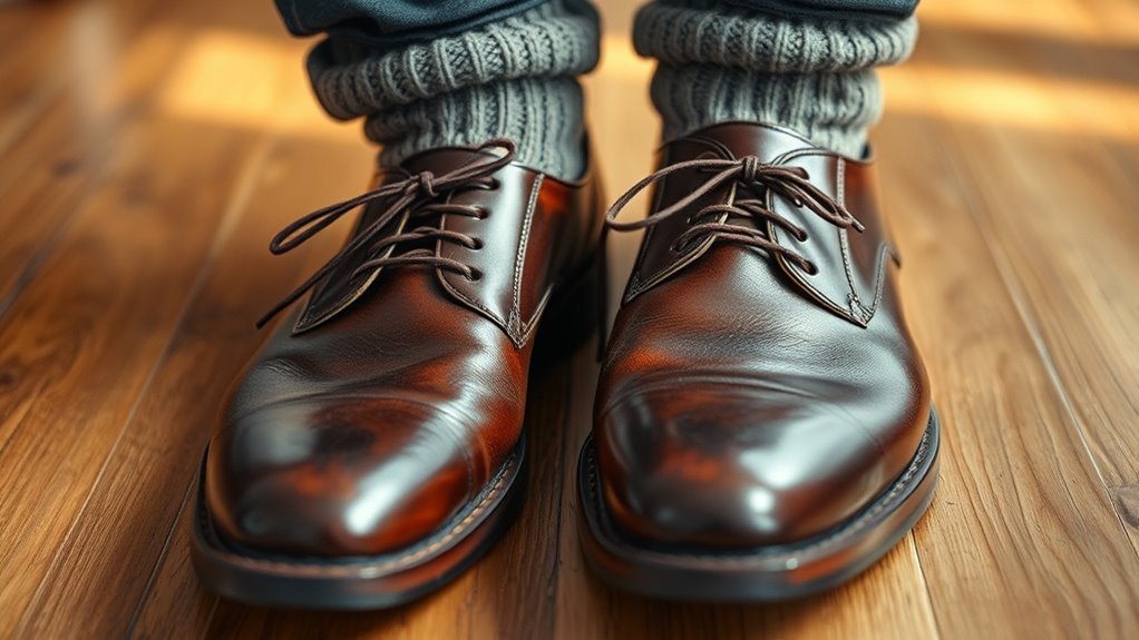 gradually break in shoes