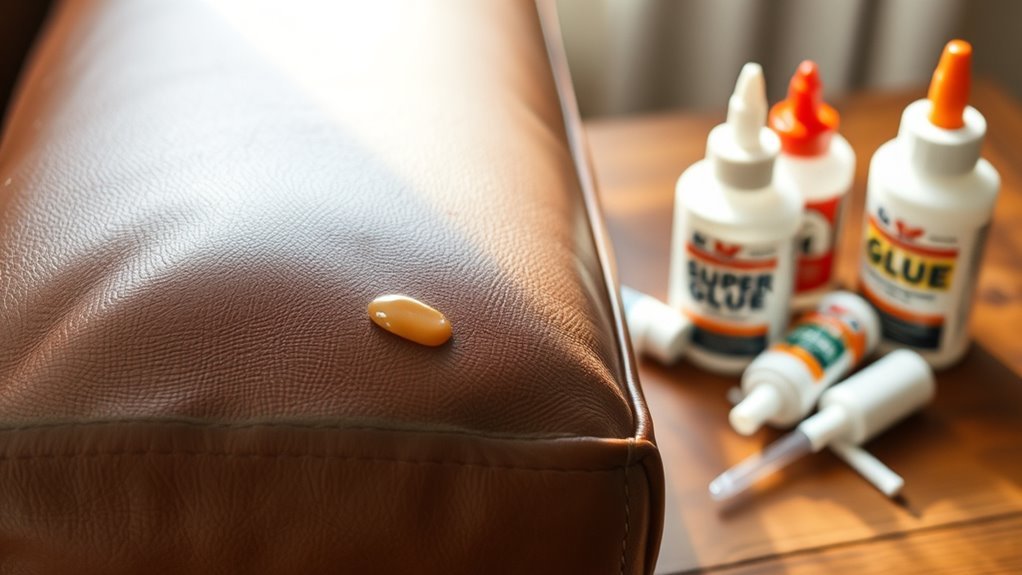 identify glue type first