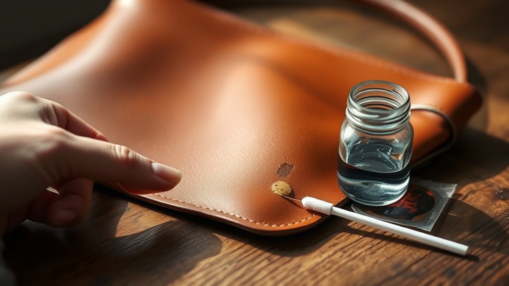 identify ink and leather