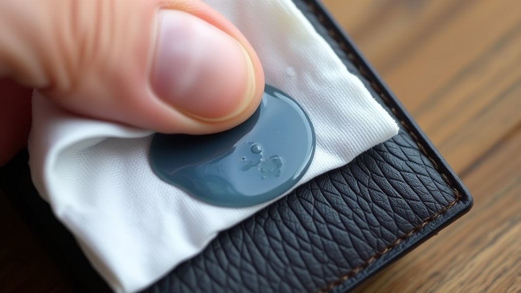 identify ink and leather