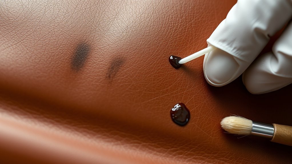 identify leather mark types