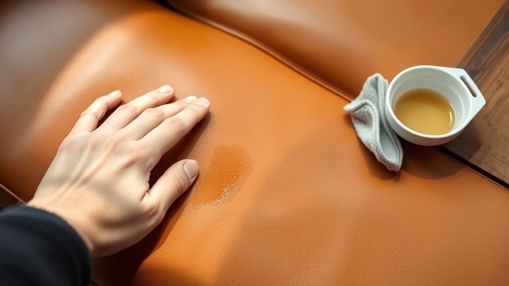 identify leather type and condition