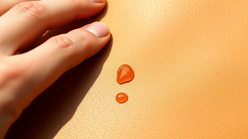 identify leather type first