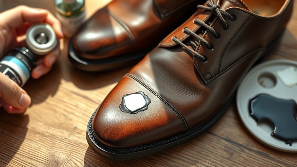 identify paint and leather