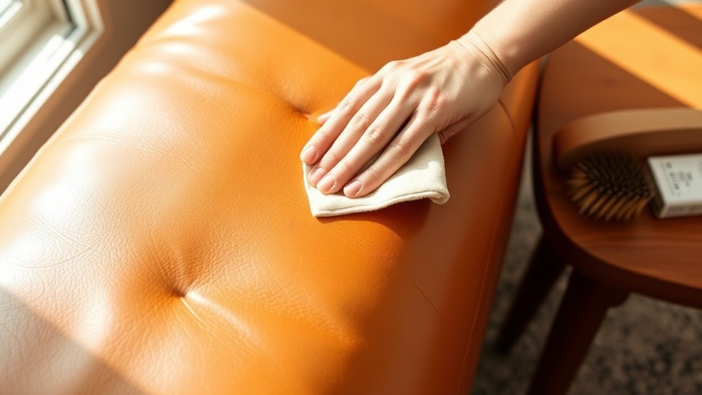 identifying and caring leather types