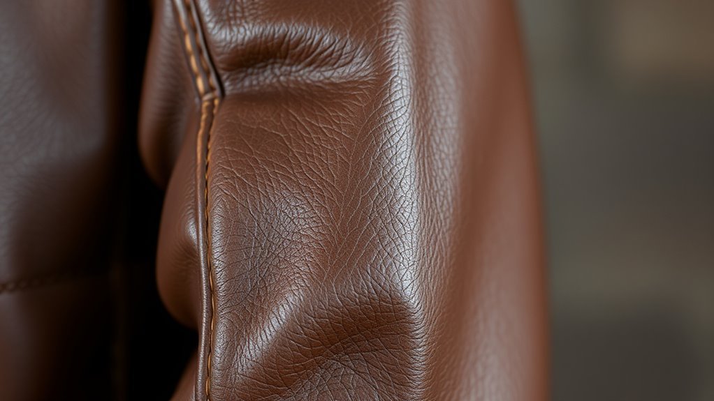 inspect leather edges carefully