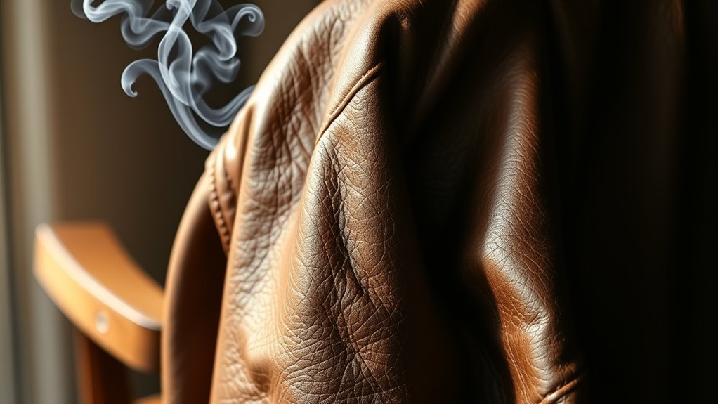 leather absorbs tobacco odors