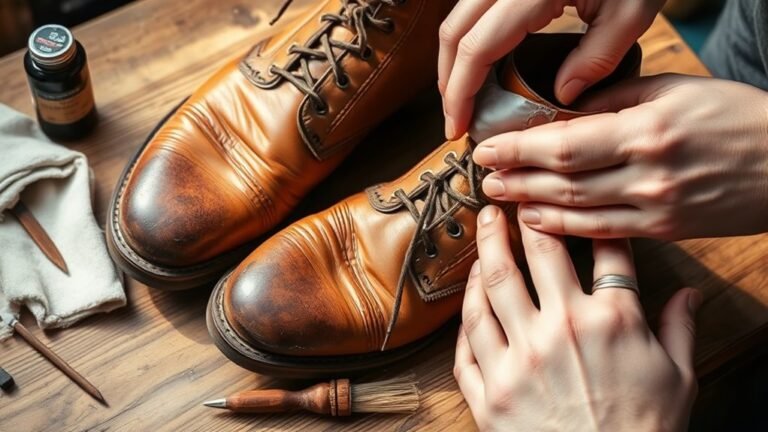 leather boot scratch repair