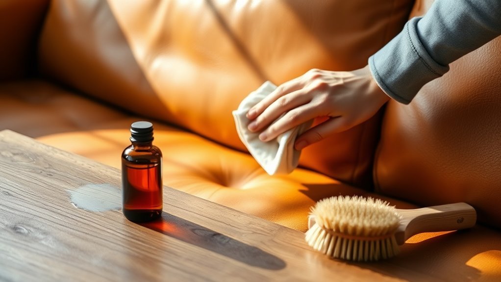 leather couch cleaning options
