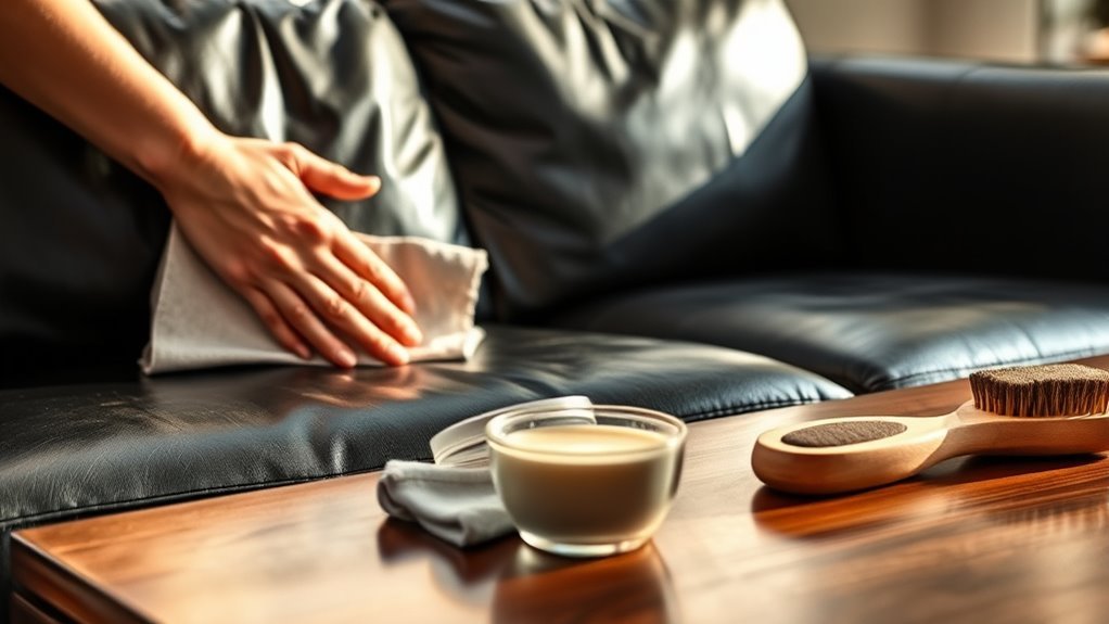 leather couch softening tips