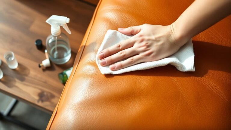 leather couch urine cleanup