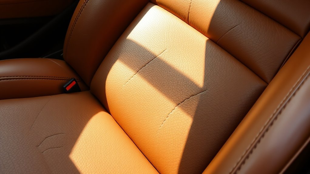 leather damage from cracks scratches
