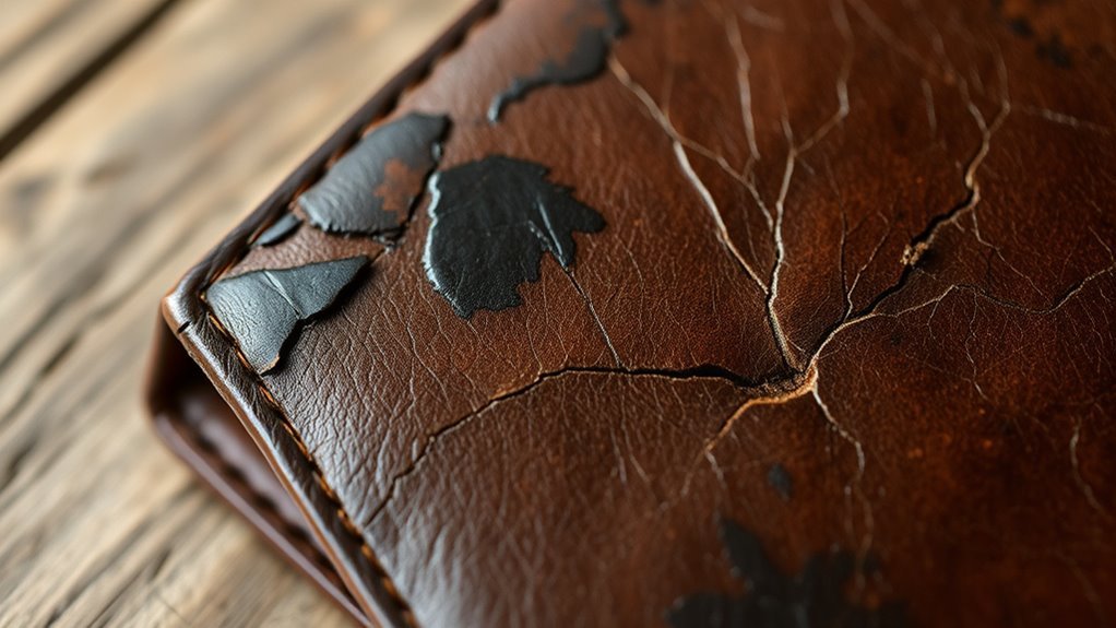 leather damage from stain