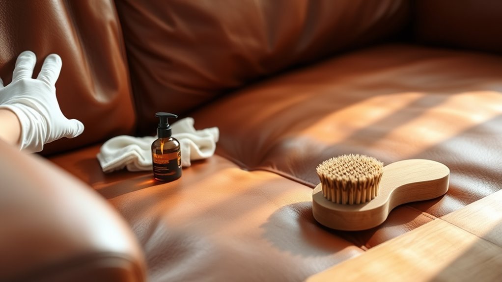 leather furniture cleaning tips