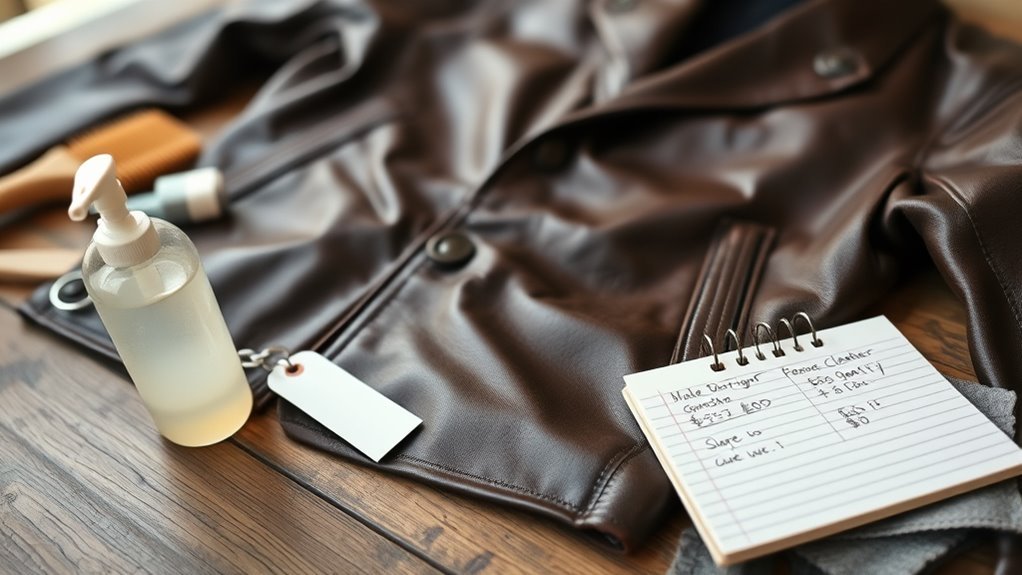 leather jacket cleaning factors