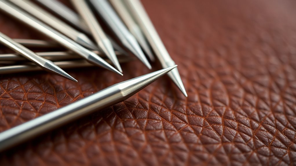 leather needle sharp cutting