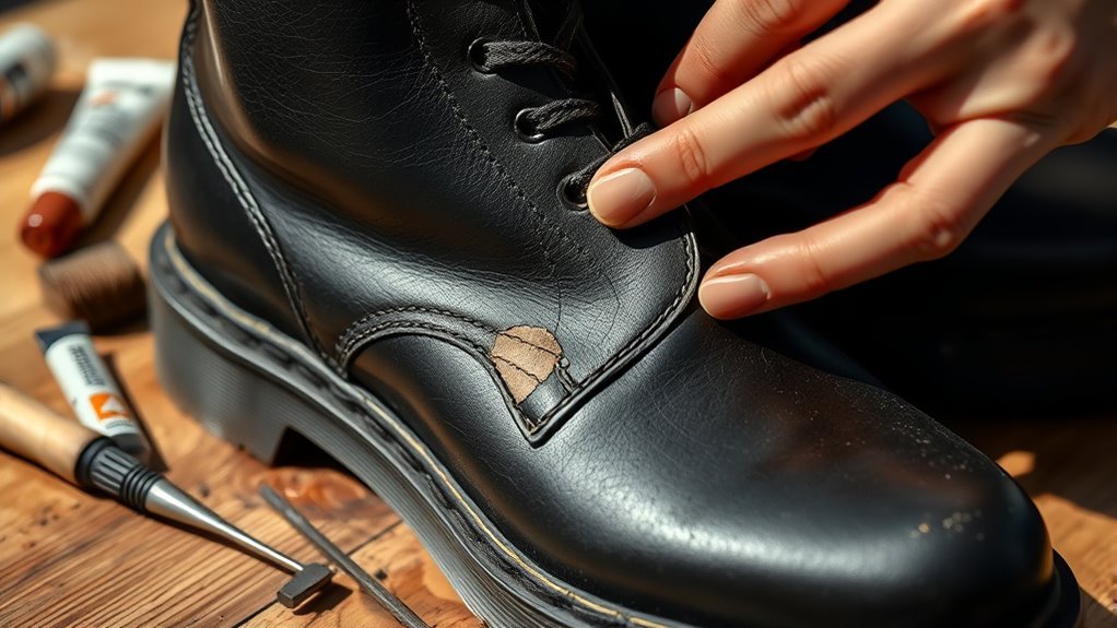 leather patch repair steps