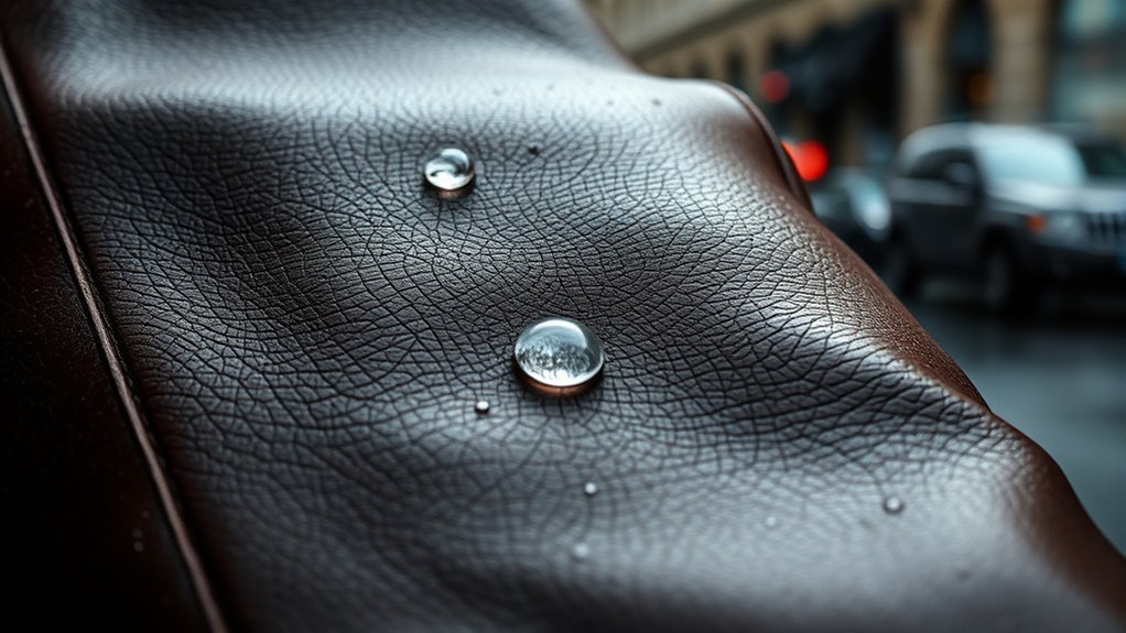 leather s partial water resistance