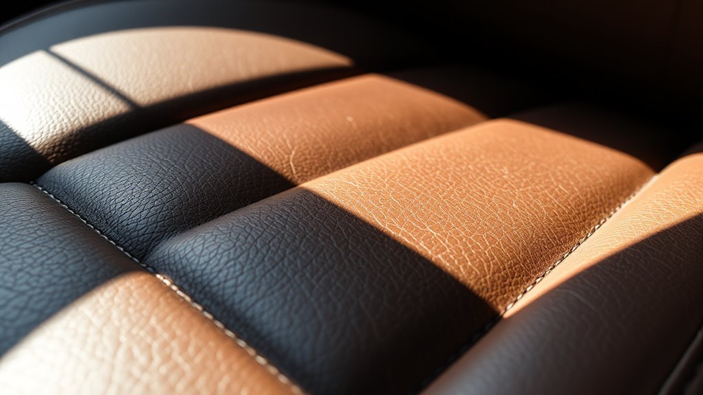 leather seat maintenance signs