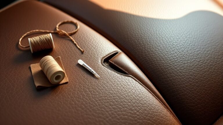 leather seat rip repair