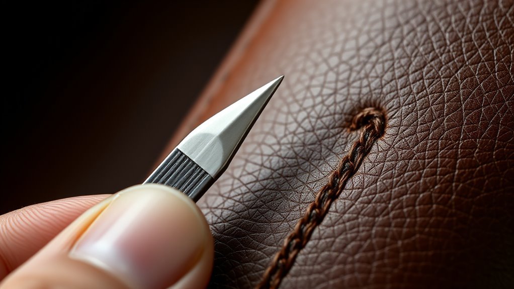 leather sewing needle choice