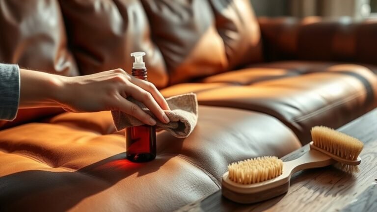 leather sofa cleaning methods