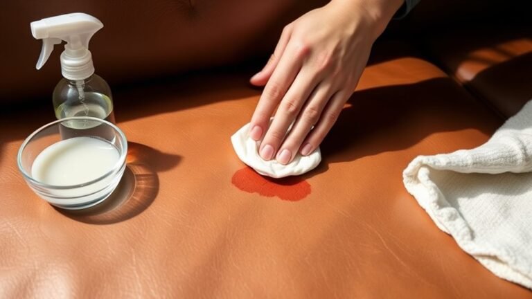 leather sofa urine cleaning