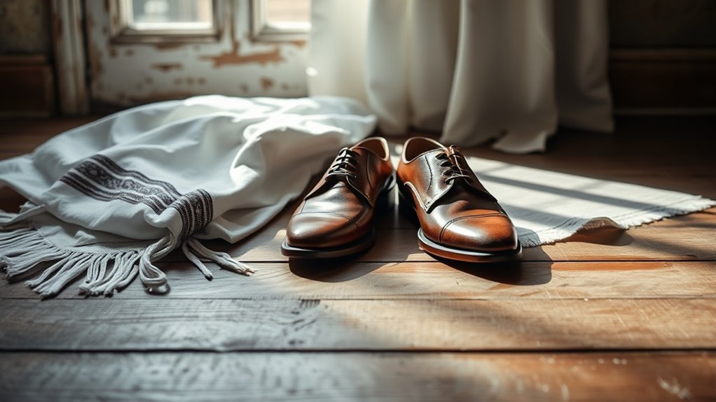 leather symbolizes humility and purity