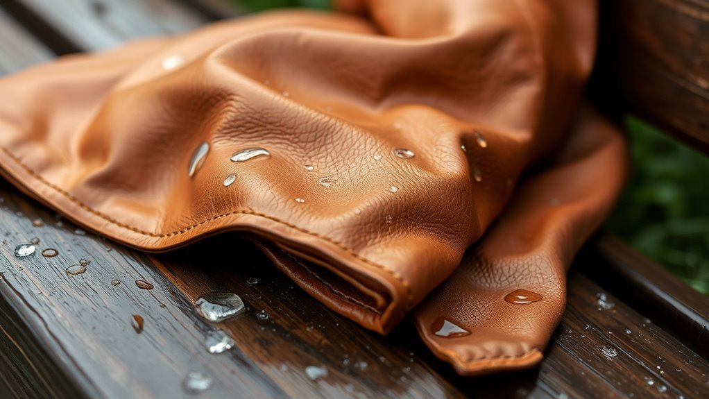 leather tanning impacts water resistance