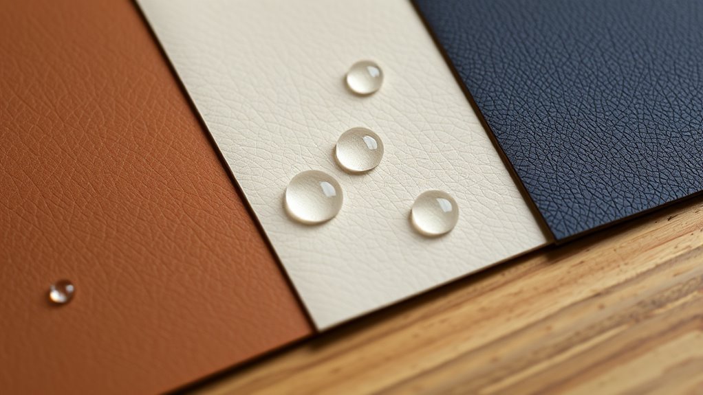 leather types and water resistance