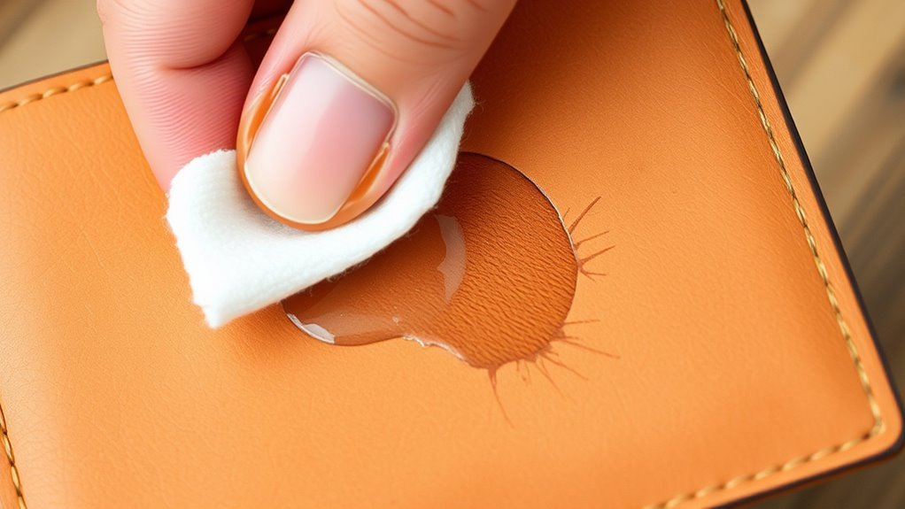 leather types require careful handling