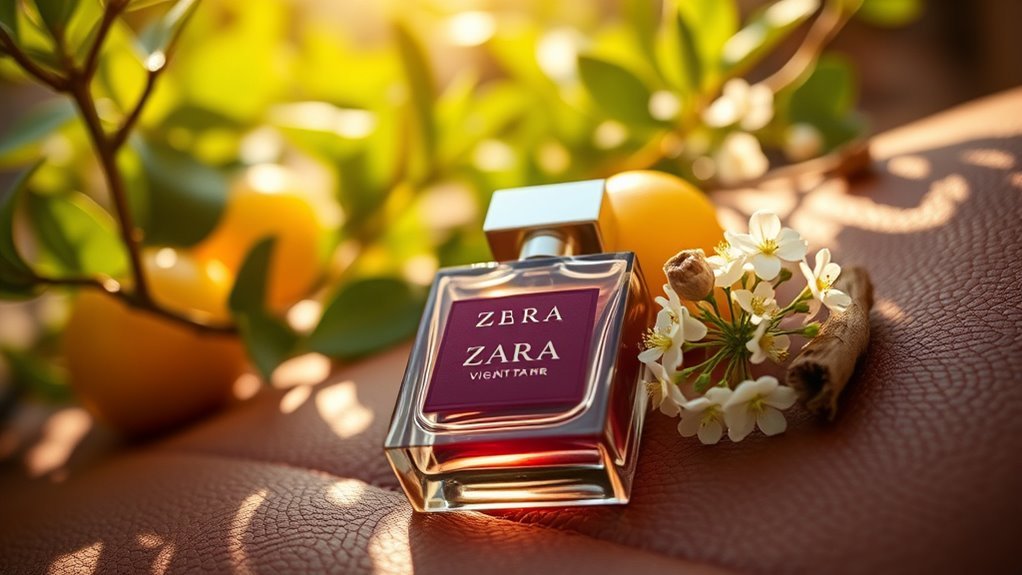 leather with vibrant scent