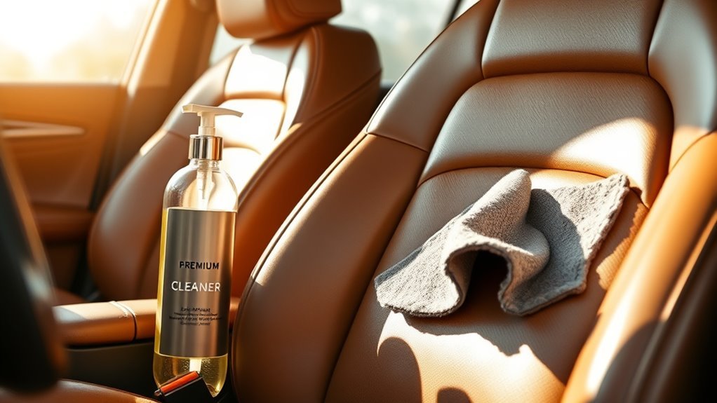 luxury leather seat care