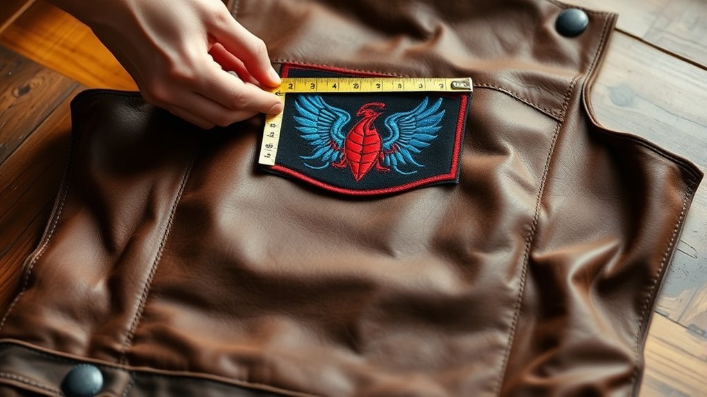 mark patch placement accurately