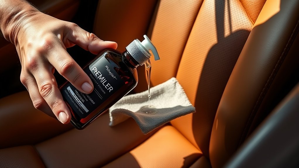 match cleaner to leather