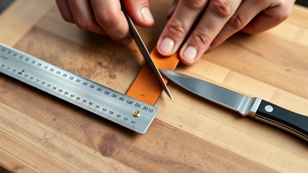 measure mark cut smooth