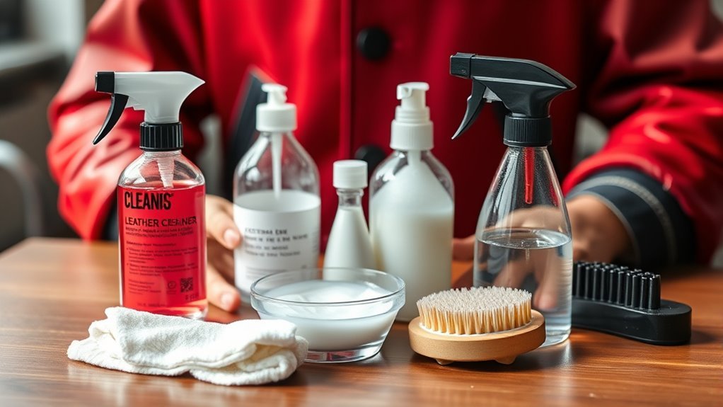 prepare cleaning supplies beforehand