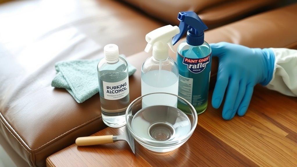 prepare cleaning supplies beforehand