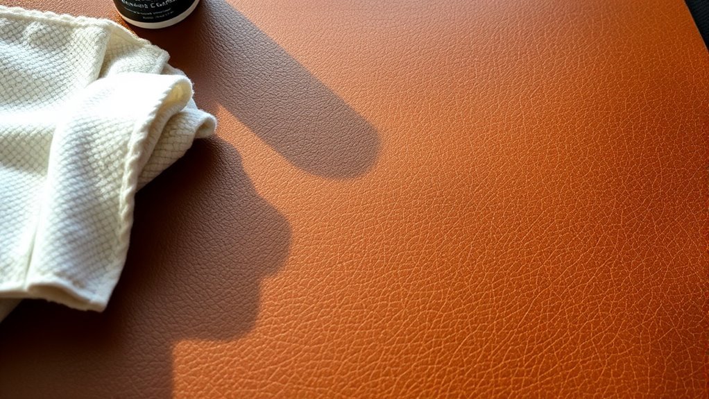 prepare leather for patch