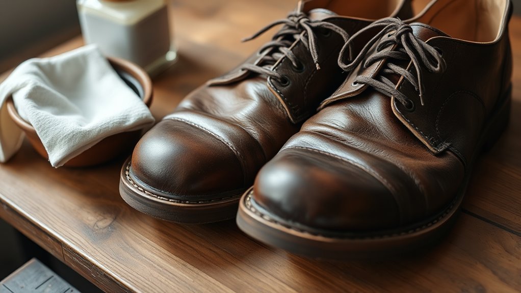 quick leather shoe softening
