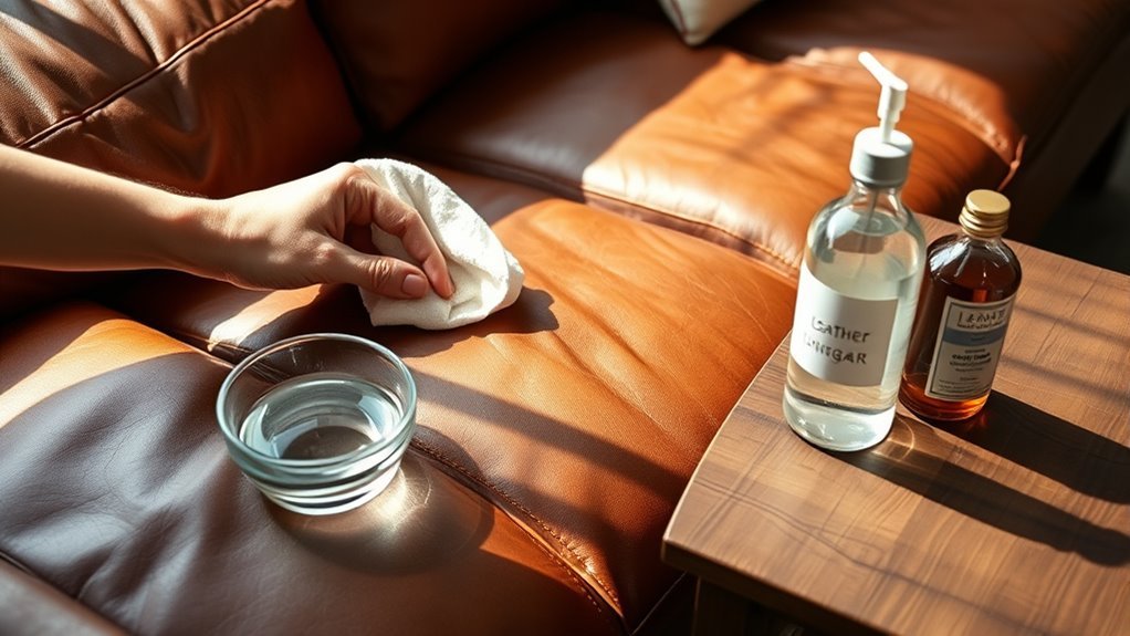 remove dog smell from leather