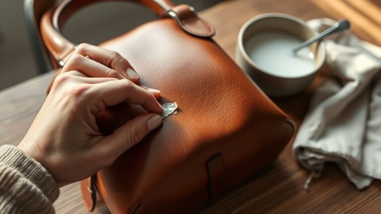 remove glue from leather