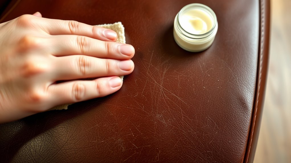 remove scratches from leather