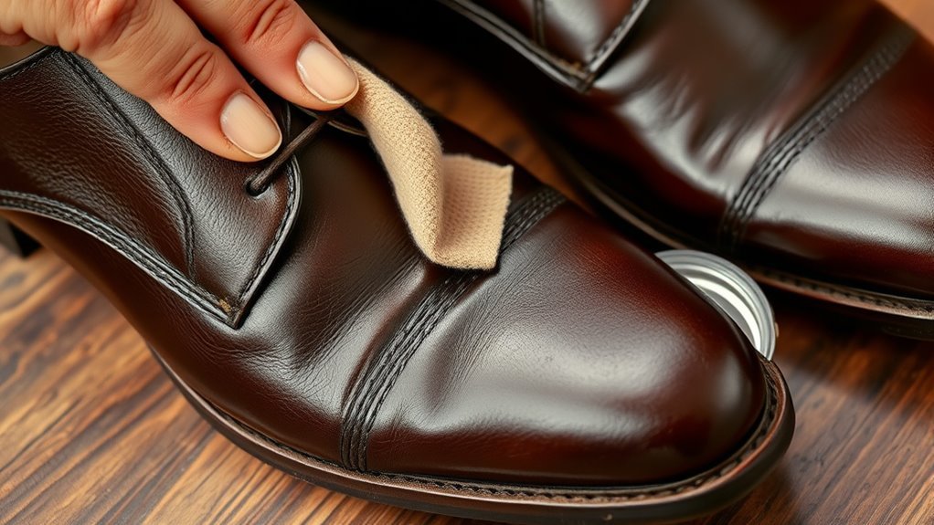removing deep leather scuffs