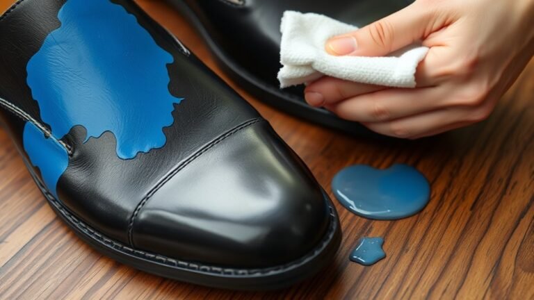 removing paint from leather