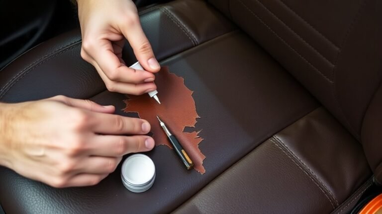 repair large leather tears