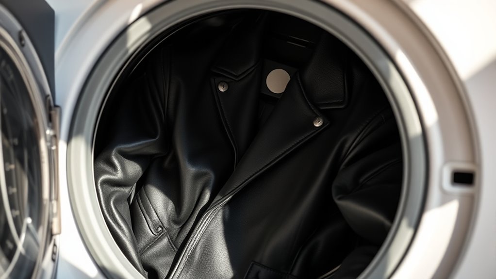 risks of washing leather