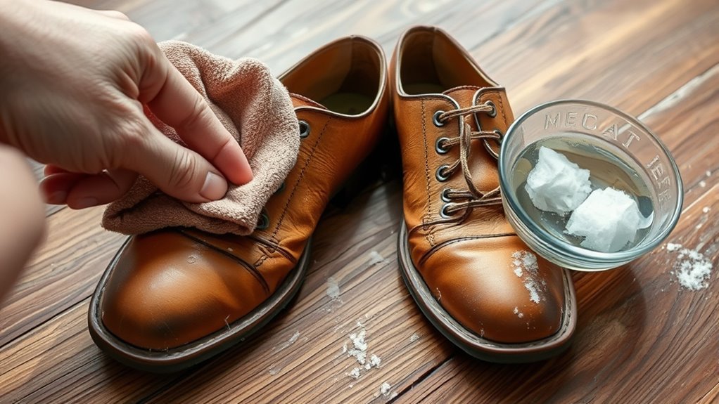 salt damages leather shoes