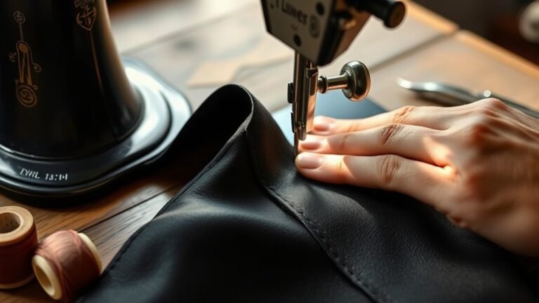 sewing leather step by step