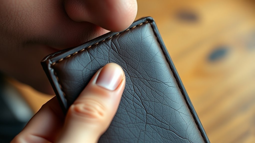 smell reveals leather authenticity